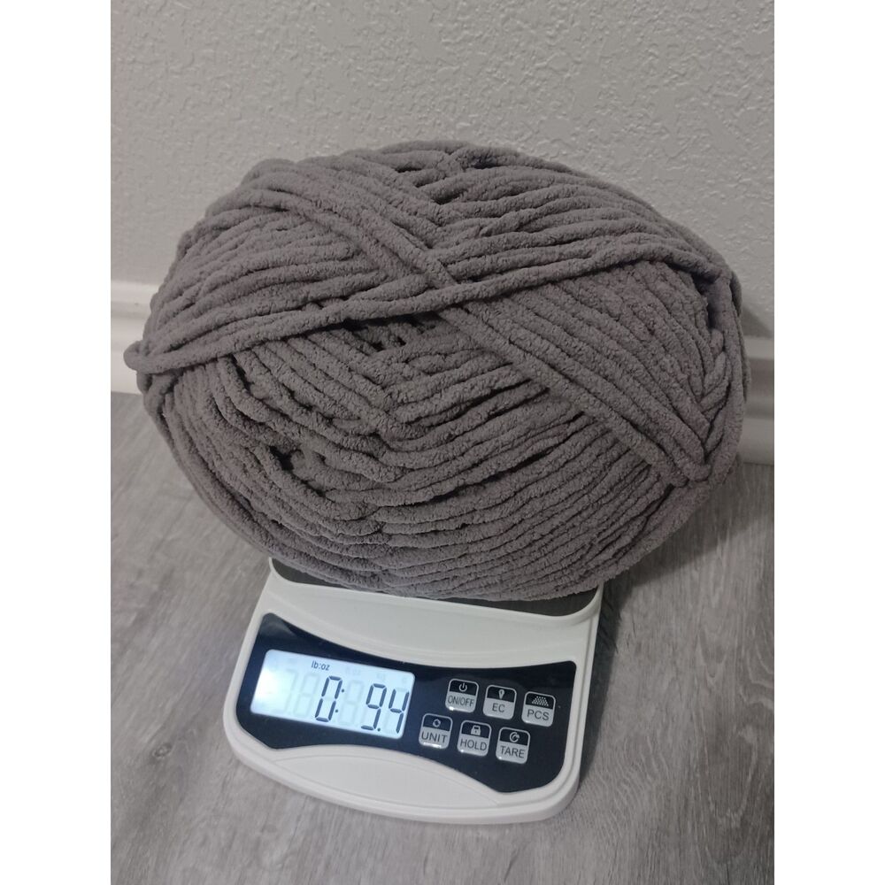 Set of Two BERNAT BLANKET Yarn Skeins, Gray & Gold - Picture 3 of 5